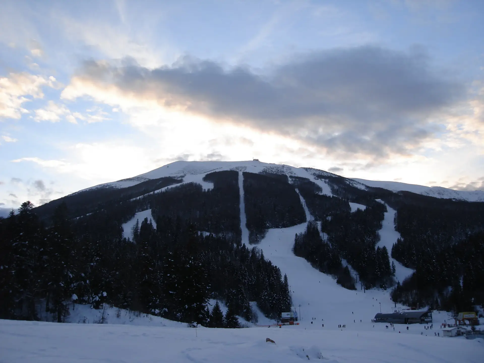 Ski slopes on Bjelašnica