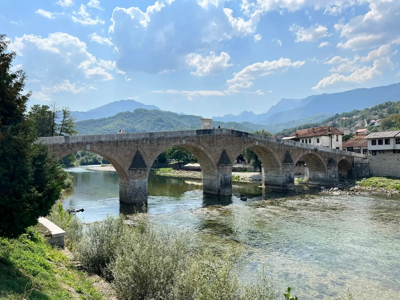 The old bridge over the Neretva in Konjic